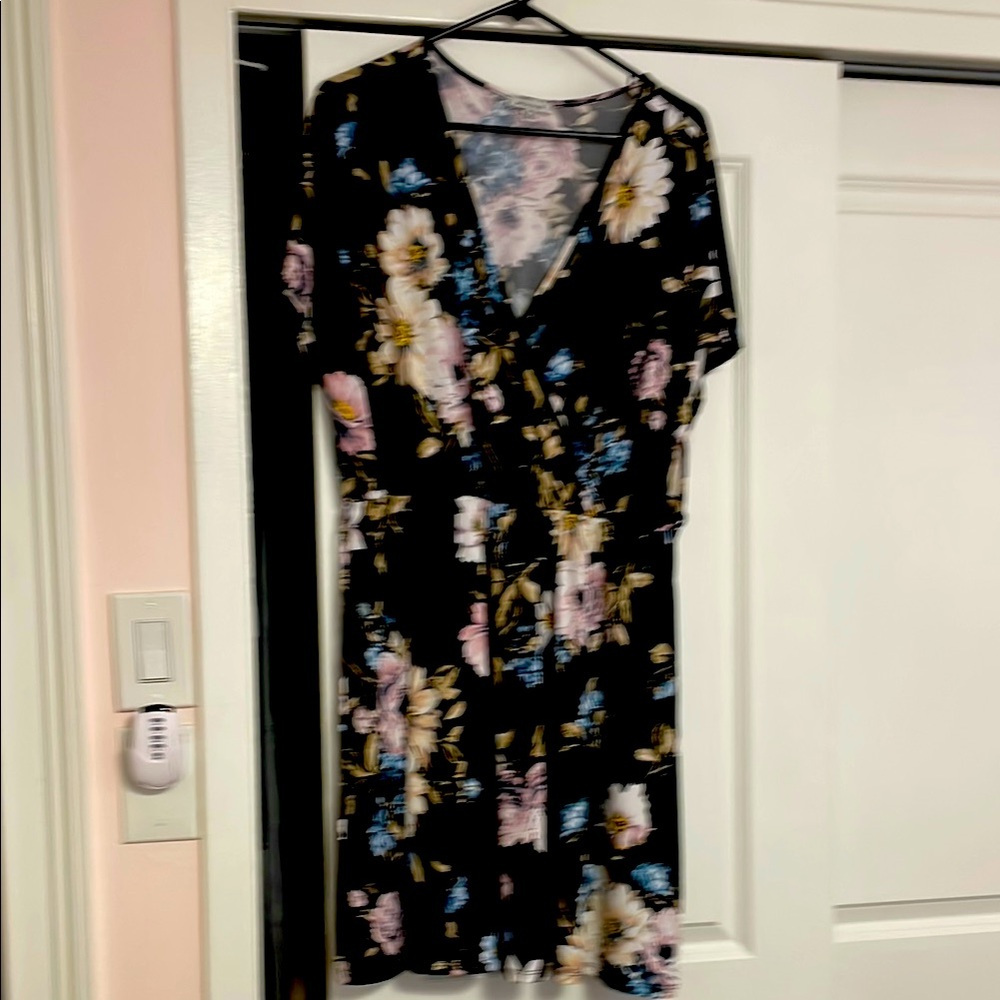 Floral V-Neck Dress